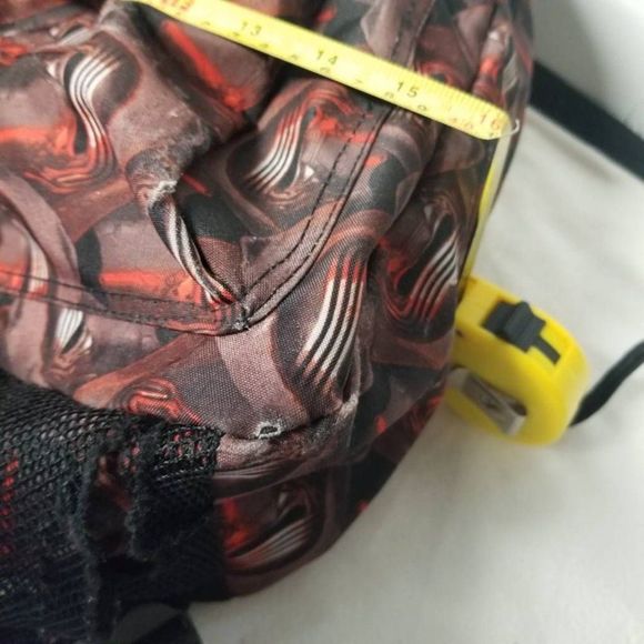 Kylo Ren Star Wars Womens Backpack Brown Black All Over Print Pocket Zipper L main image 5